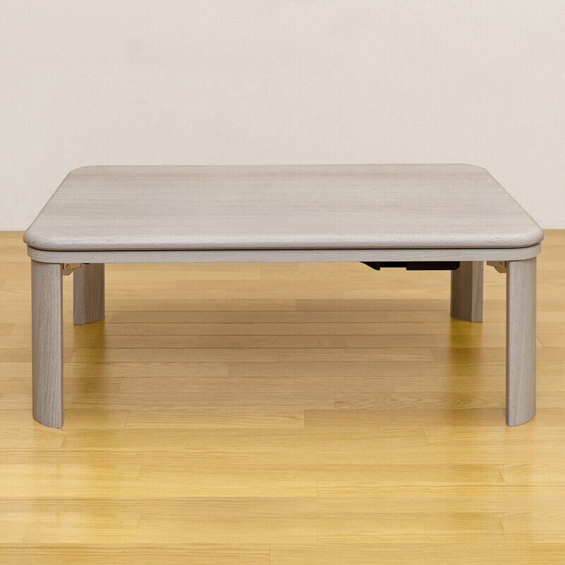 サカベ 家具調折脚フラットヒーターコタツ 長方形 90x60 WAL/WH | 新田