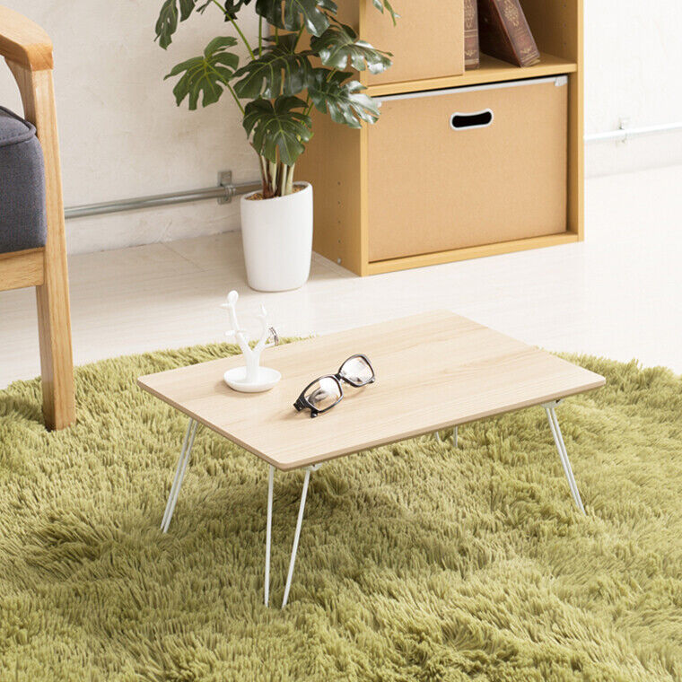 永井興産 幅45cmカームテーブル/机/木製/折り畳み/ローテーブル