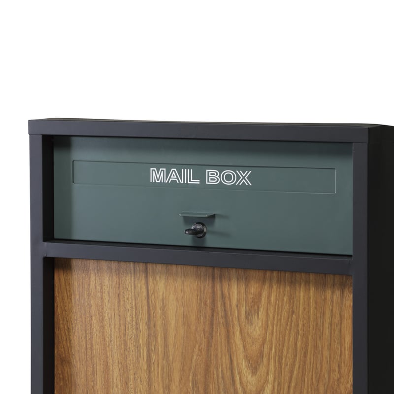 〇ポスト付き宅配ボックス　グレー　　W585×D400×H850(860)mm ポスト付き宅配ボックスグレーW585×D400×H850(860)mm
