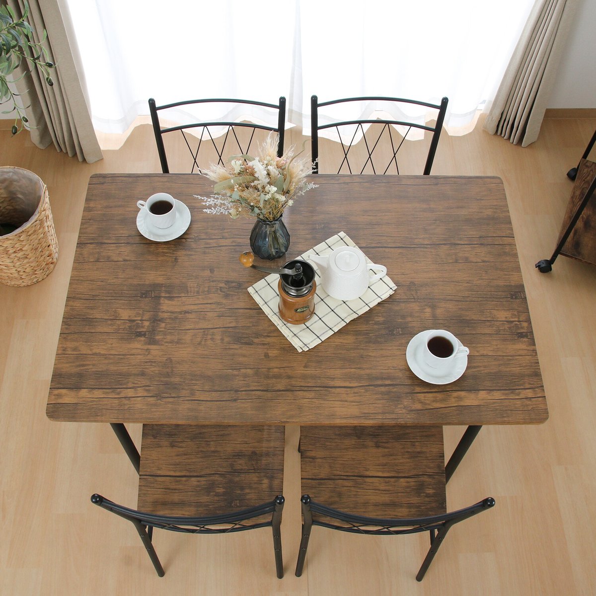 不二貿易 KDダイニング 5点セット フルーレ | 新田家具店 家具