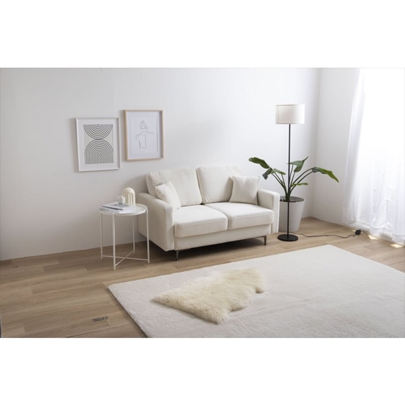 地域限定送料込み】Ally 2人掛けベロアソファ