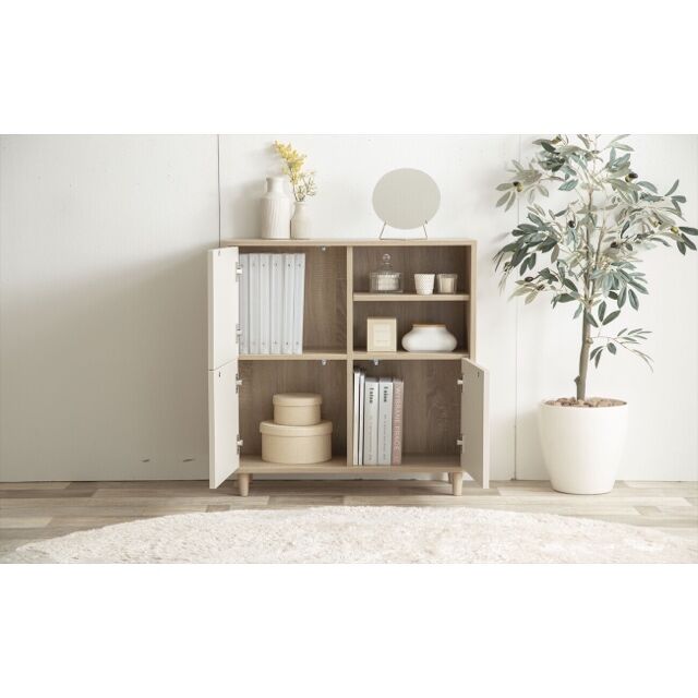 イーナ Erin バイカラースクエアキャビネット | 新田家具店 家具 イーナ Erin バイカラースクエアキャビネット | 新田家具店 家具