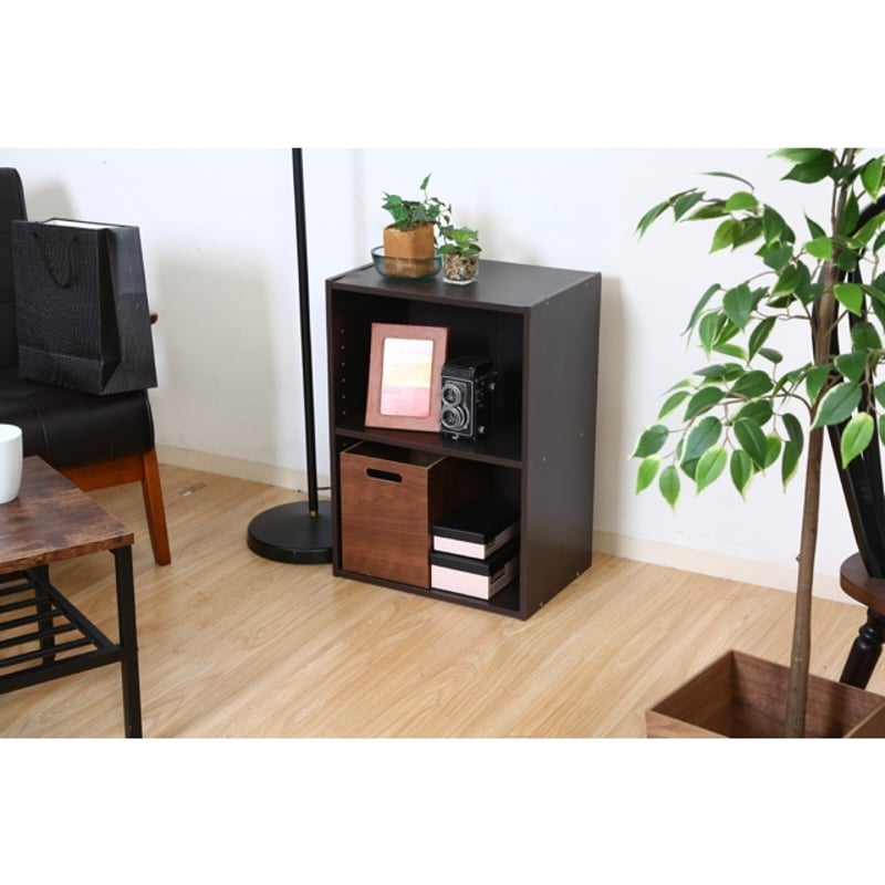 不二貿易 カラーボックス 可動棚2段 3色展開 | 新田家具店 家具