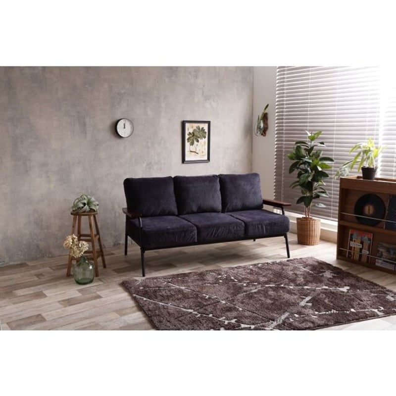 送料無料】3人掛けBasquiat corduroy 3人掛コーデュロイソファ 【公式