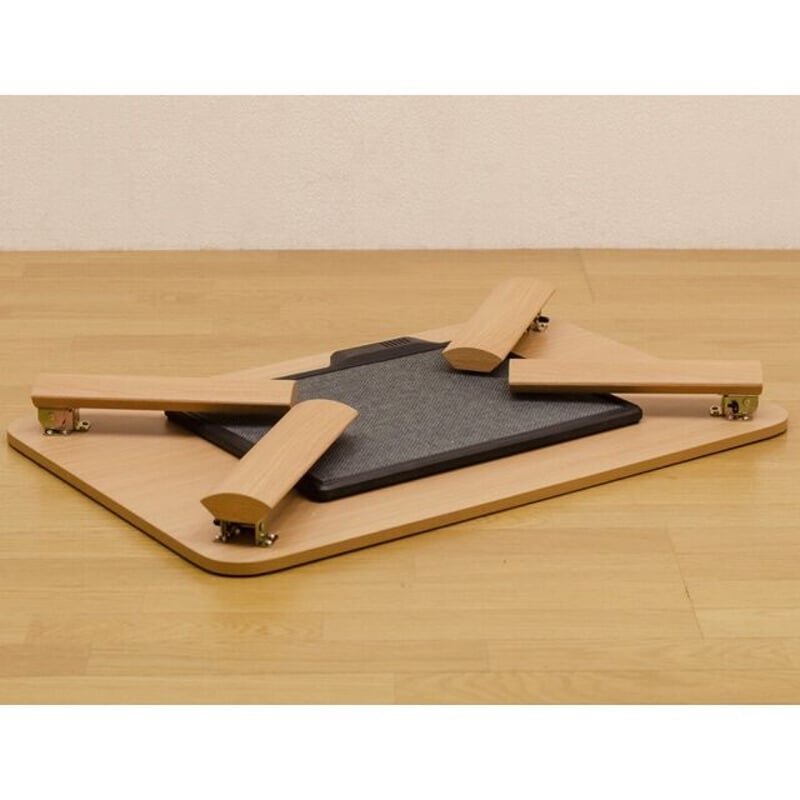 サカベ 家具調折脚フラットヒーターコタツ 長方形 90x60 WAL/WH サカベ 家具調折脚フラットヒーターコタツ 長方形 90x60 WAL/WH