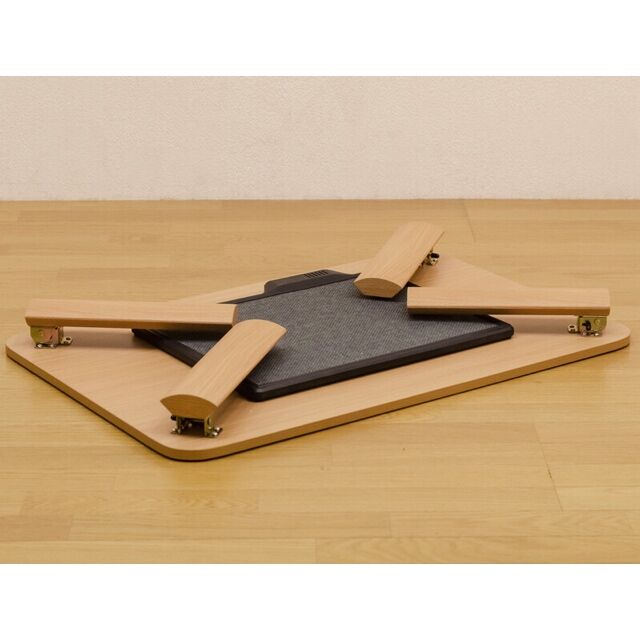 サカベ 家具調折脚フラットヒーターコタツ 長方形 90x60 WAL/WH サカベ 家具調折脚フラットヒーターコタツ 長方形 90x60 WAL/WH