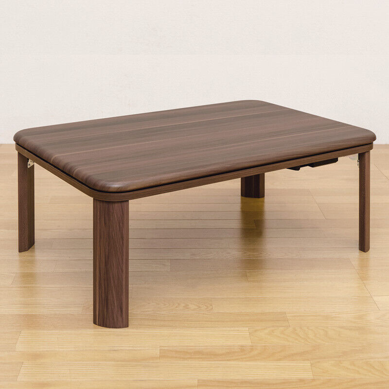 サカベ 家具調折脚フラットヒーターコタツ 長方形 90x60 WAL/WH サカベ 家具調折脚フラットヒーターコタツ 長方形 90x60 WAL/WH