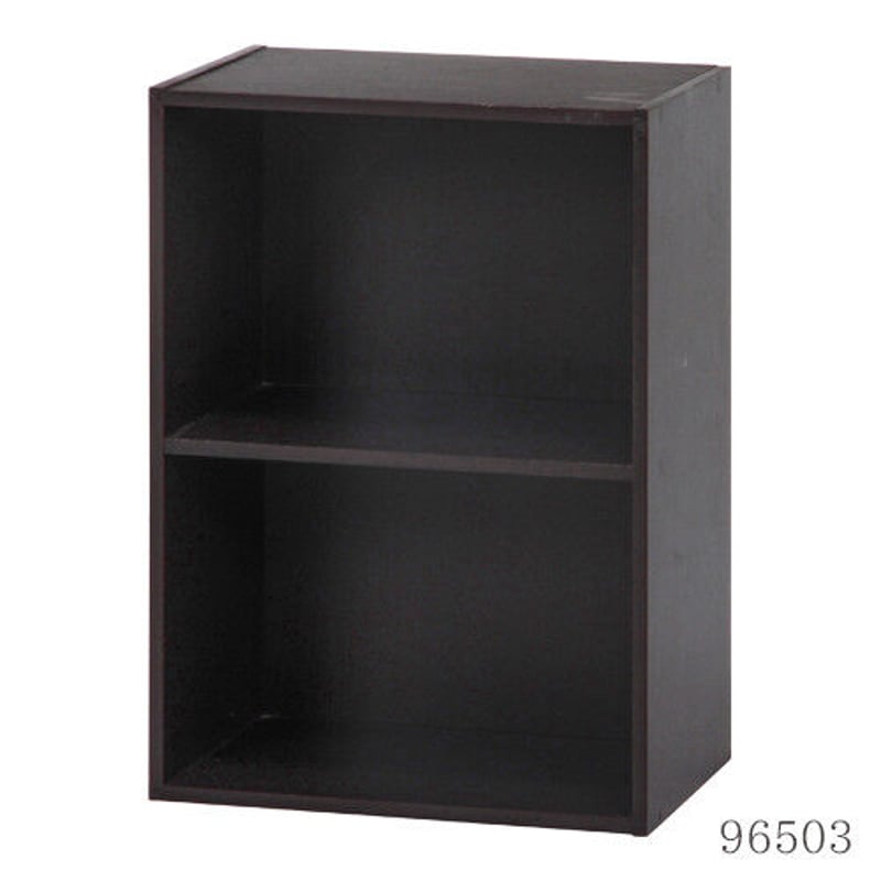 カラーボックスの状態のご確認用です 不二貿易 カラーボックス2段 ナチュラル／ホワイト／ブラウン 固定棚