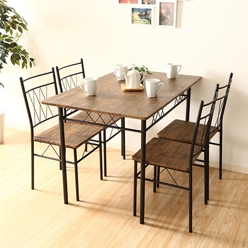 不二貿易 KDダイニング 5点セット フルーレ | 新田家具店 家具