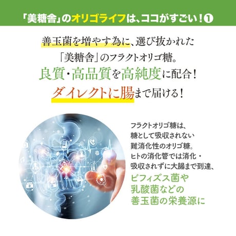 オリゴライフ 150g×1個｜フラクトオリゴ糖にアカシアファイバーを掛け合わせたオリゴ糖製品｜1日3g混ぜるだけ｜美糖舎-BITOYA