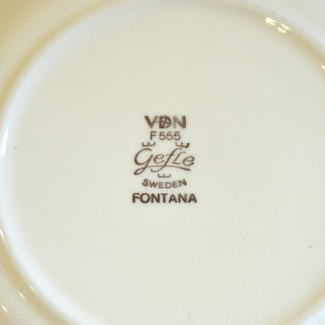 Gefle / Fontana  (Gefle/ フォンタナ) プレート 19cm /no.2