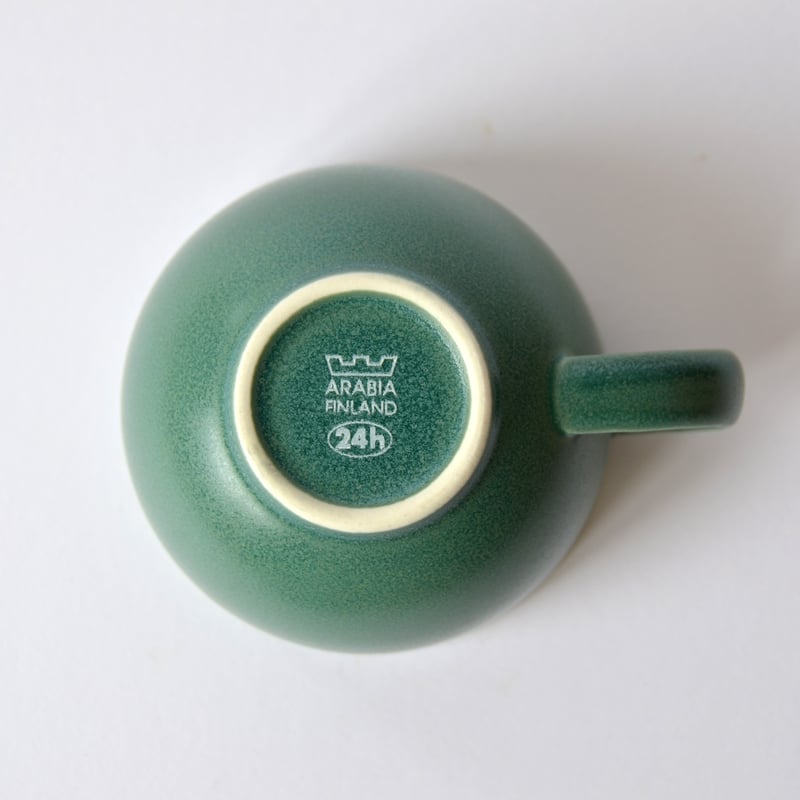 Arabia / 24h (アラビア) カップ&ソーサー (廃盤色グリーン) | 北欧
