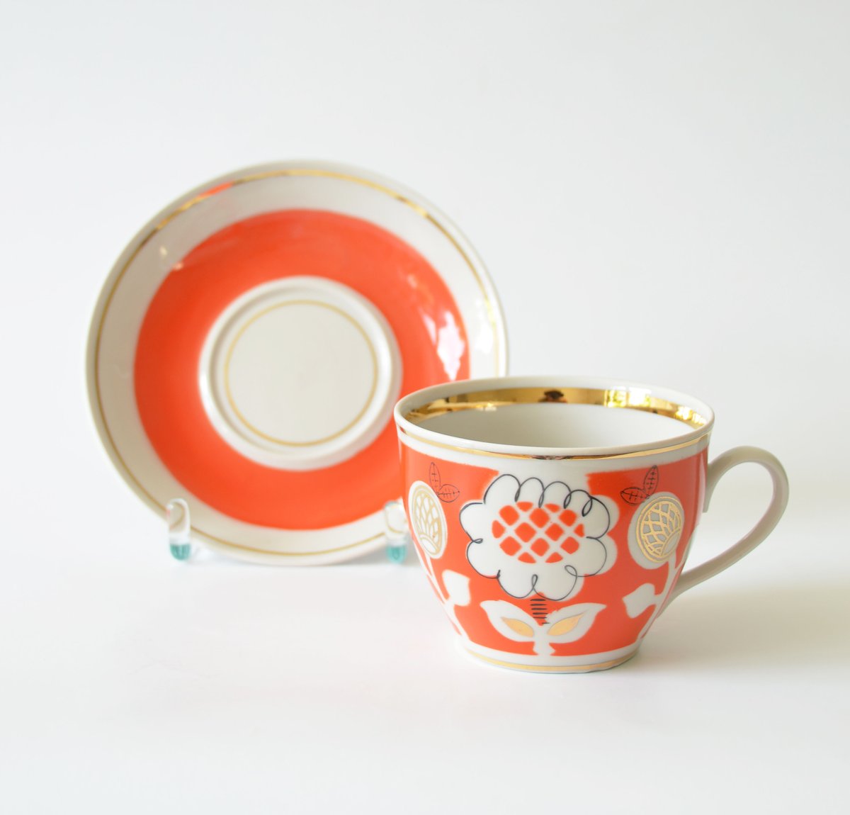 希少品】ロシア アヴァンギャルド ティーポット カップ 恐れ入り