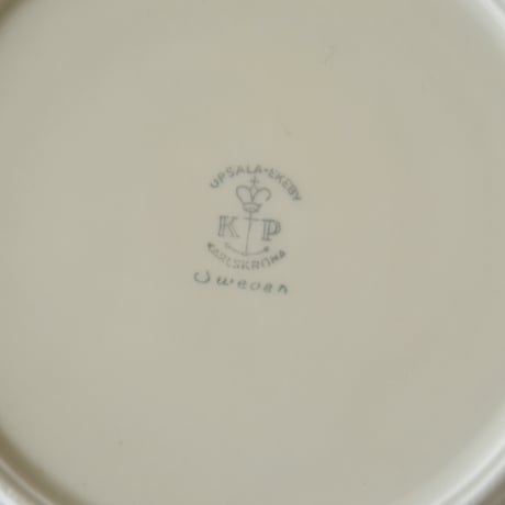 Upsala-Ekeby KP Karlskrona(ウプサラエケビィ カールスクローナ) プレート 17.5 cm /no.6
