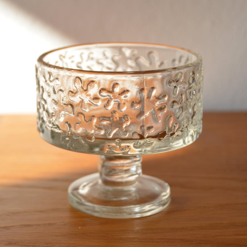 Riihimaen Lasi vintage Jesper(クリア)ボウル 2つ Riihimäen Lasi