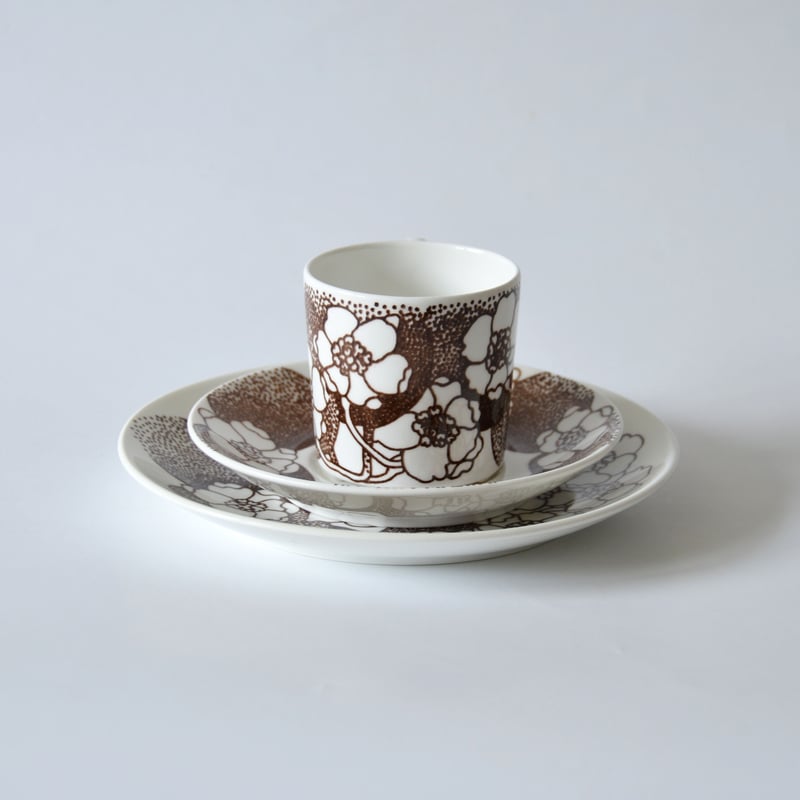 Gustavsberg/Emma (グスタフスベリ/エマ) カップ&ソーサー&プレート17cm