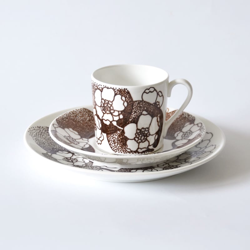 Gustavsberg/Emma (グスタフスベリ/エマ) カップ&ソーサー&プレート17cm