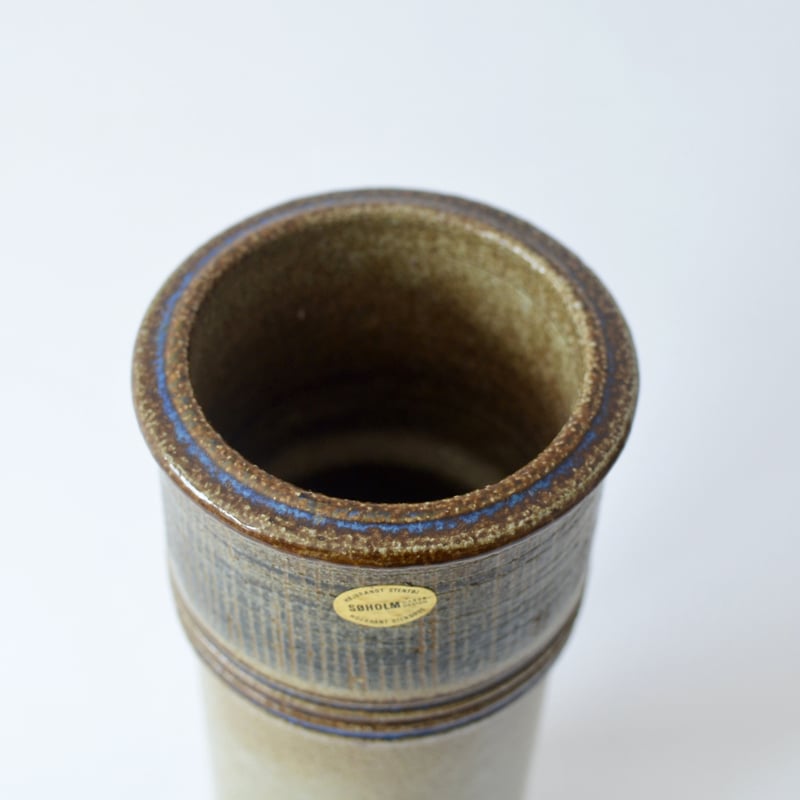 北欧ビンテージ・スーホルム / Søholm・高さ18cm・フラワーベース・花瓶 北欧ビンテージ・スーホルム / Søholm・高さ18cm・フラワー