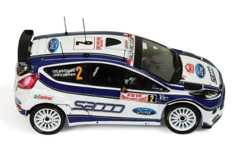 ixo models 1/43 (RAM418) Ford Fiesta S2000 #2 Winner Rally Monte Carlo 2010