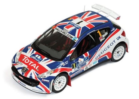 ixo models 1/43 (RAM442) Peugeot 207 S2000 #1 Winner Sata Rally Acores 2010