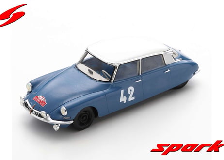 Spark 1/43 (S5532) Citroen DS19 #42 4th Rally MonteCarlo 1963