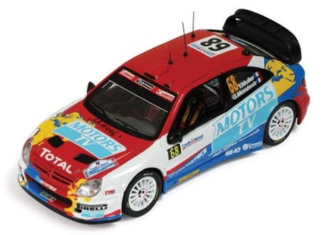 ixo models 1/43 (RAM446) Citroen Xsara WRC #68 Rally de France 2010
