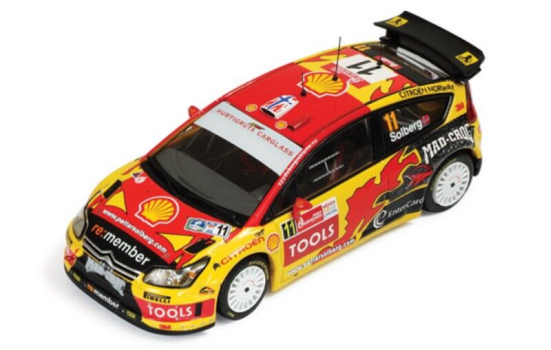 【美品】ixo 1/43 WRCmodel CitroenDS3/C4 ixo models 1/43 (RAM413) CITROEN C4 WRC #11 2ND