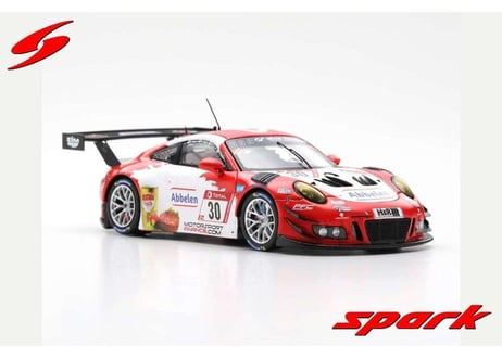 Spark 1/43 (SG548) PORSCHE 911 GT3 R #30 FRIKADELLI RACING TEAM 24H NURBURGRING 2019