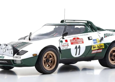 KYOSHO 1/18 (KS08130B) Lancia Stratos HF #11 Rallye Sanremo 1975