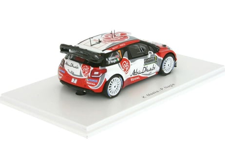 Spark 1/43 (S4968) Citroen DS3 WRC #7 DNF Monte Carlo 2016 - Abu Dhabi Total World Rally Team