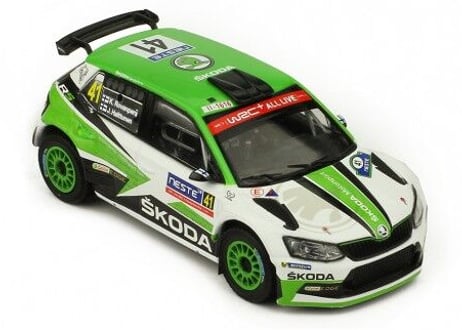 ixo models 1/43 (RAM684) SKODA FABIA R5 #41 Rally Finland 2018 K. Rovanpera