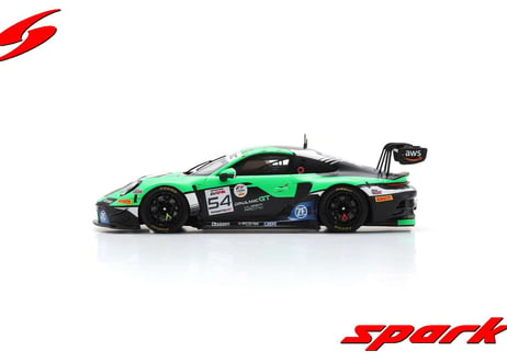 Spark 1/43 (SB707) Porsche 911 GT3 R (992) #54 Dinamic GT Huber Racing 24H Spa 2023