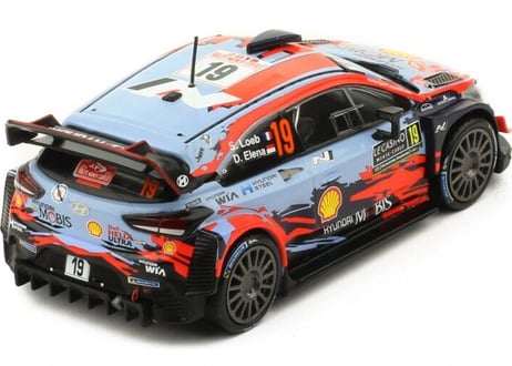 ixo models 1/43 (RAM701) HYUNDAI i20 Coupe WRC #19 Rallye Monte-Carlo 2019 S. Loeb / D.Elena