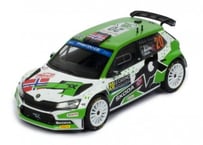 ixo models 1/43 (RAM839) Skoda Fabia Rally2 Evo #20 Winner WRC2 Rally Monte-Carlo 2022