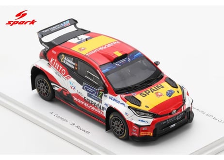 Spark 1/43 (S6865) TOYOTA GR Yaris Rally 2 #2 Teo Martin Winner FIA Motorsport Games Rally 2024