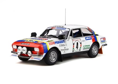 Otto Mobile 1/18 (OT309) Peugeot 504 Gr4 Coupe V6 Safari Rally 1978