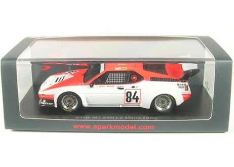 Spark 1/43 (S6403) BMW M1 #84 24H LeMans 1980