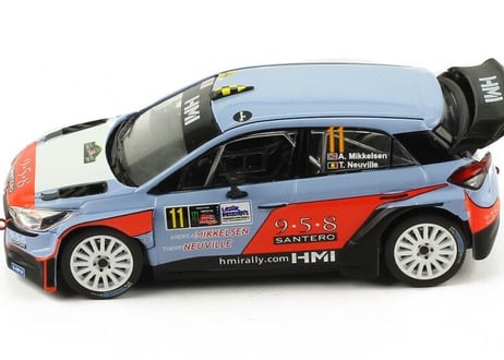 ixo models 1/43  (RAM660) HYUNDAI NG i20 WRC #11 2nd Monza Rally 2017