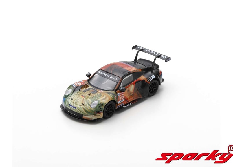 1/64 ポルシェ911 RSR  TURBO Sparky 1/64 (Y142) PORSCHE 911 RSR #56 Team Pro