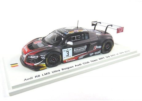 Spark 1/43 (SB073) AUDI R8 LMS ULTRA #3 3RD 24H SPA 2014 BELGIAN AUDI CLUB TEAM WRT