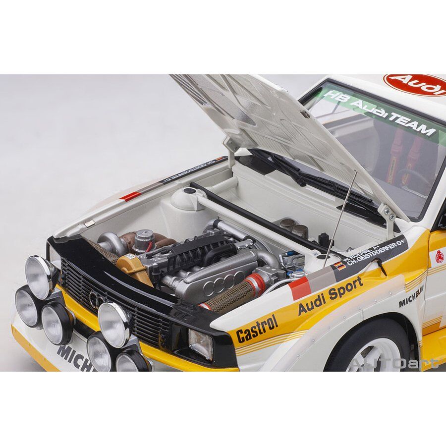 ミニカー AUTOart Audi sport Quattro 1988 1/18 1/18 AUTOart Audi Sports Quattro S1 WRC '86 #2 Roll