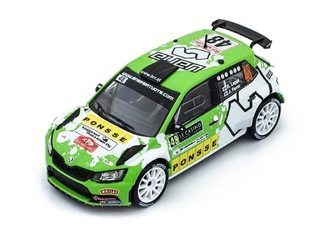 ixo models 1/43 (RAM628) Skoda Fabia R5 #48 Rally Monte Carlo 2016 Lappi