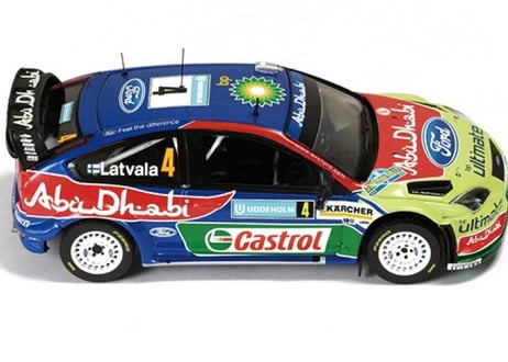 ixo models 1/43 (RAM315) FORD FOCUS RS WRC07#4 2008 Rally Sweden Winner