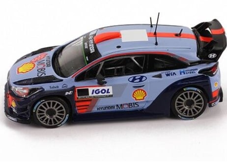ixo models 1/43  (RAM646) HYUNDAI i20 Coupe WRC Tour de Corse 2017