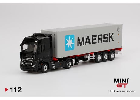 MINI GT 1/64 (MGT00112-R) Mercedes-Benz Actros With 40 Ft Container