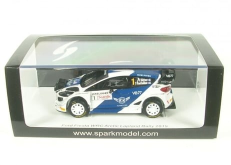 Spark 1/43 (S5990) FORD FIESTA WRC #1 ARCTIC LAPLAND RALLY 2019