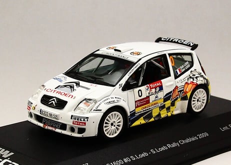 ixo modelx 1/43 (MDC027) CITROEN C2 S1600 2009年 ラリー･シャブリ #0