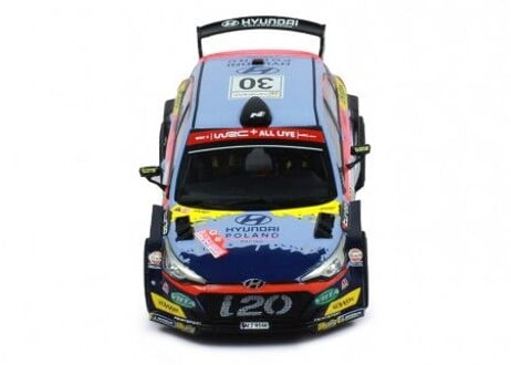 ixo models 1/43 (RAM765LQ) HYUNDAI I20 R5 #30 RALLY SARDEGNA 2020