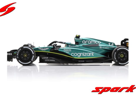 Spark 1/18 (18S890) Aston Martin AMR23 #14 Aston Martin Aramco Cognizant F1 Team 3rd Bahrain GP 2023