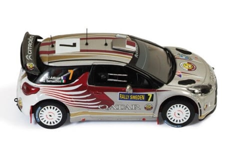 ixo models 1/43 (RAM503) Citroen DS3 WRC #7 Rally Sweden 2012  N.AL-Attiyah